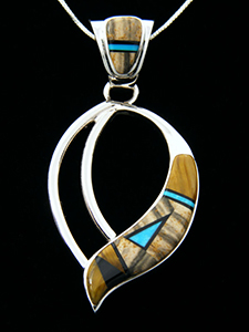 Navajo Inlay Pendant
